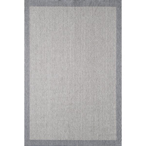 Konfor Sisalux 3092 Gri Jüt Tabanlı Modern Dokuma Kilim Sisal Hasır Halı