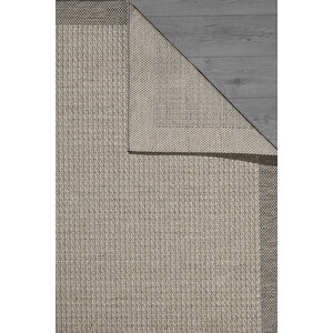 Konfor Sisalux 3091 Bej Jüt Tabanlı Modern Dokuma Kilim Sisal Hasır Halı