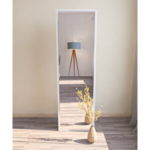 Tessa Beyaz Ayaklı Boy Aynası 160x50cm