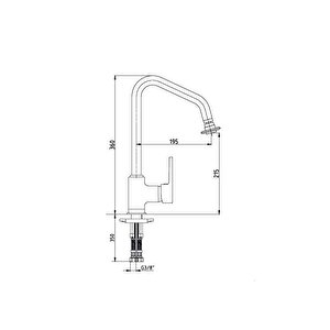 Eca Delta Eviye Bataryası Krom 102108633