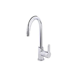 Poli̇ Kri̇stal Mi̇x Kuğu Lavabo Bataryasi Si̇yah-altin (krs201)