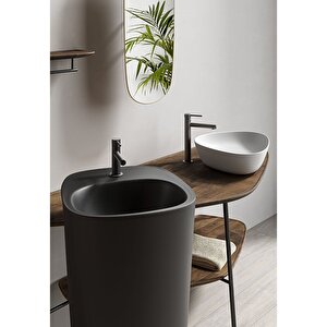 Vitra Origin A4255836wtc Lavabo Bataryası (yüksek Large), Mat Siyah