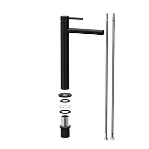 Vitra Origin A4255836wtc Lavabo Bataryası (yüksek Large), Mat Siyah