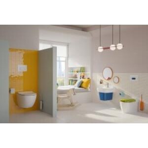 Vitra Sento A42666 Çocuk Lavabo Bataryası, Krom - Sarı