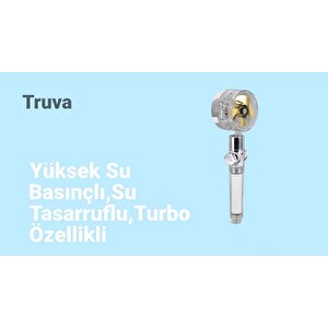 Pervaneli Yüksek Basınçlı Duş Başlığı