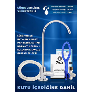 14 Aşamalı Çelik Tanklı Alkalifiltreli Kapalı Kasa Su Arıtma Cihazı (dnp14-m-s)