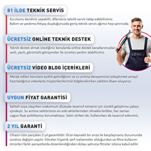Su Arıtma Cihazı 14 Aşamalı Alkali Filtreli 8 Lt Çelik Tanklı (DNP14-M-S)