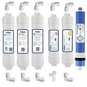 Kapalı Kasa Su Arıtma Cihazı 6lı Multimeral Filtreli Standart Membranlı Set (kk-6-set-s)