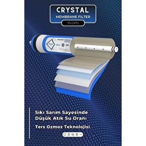 Kapalı Kasa Su Arıtma Cihazı 13lü Filtresi Standart Membranlı Set (kk-13-set-s)