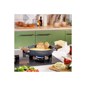 Schafer Fiesta 20 Cm Seramik Sahan 1 Parça-Siyah