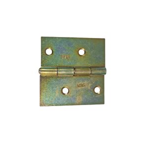 Şen Yaprak Menteşe Çinko | 5,5 cm | Sarı Renk | 1,5x55x55 mm | 10 ADET