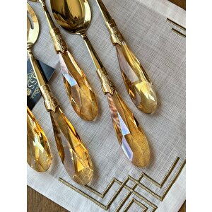 Daimond Honey Servis Sunum Kaşık Seti 5 Parça