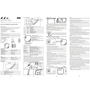 Eca Poly Touch 400 W Kablosuz Oda Termostatı 7006903005