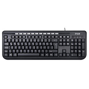 Ik-254qu Q / Usb Multımedıa Black Laser Prınt Technology Keyboard "soft Touch"