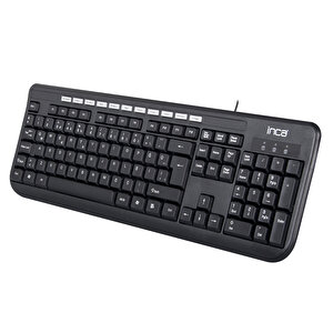 Inca Ik-254qu Q / Usb Multımedıa Black Laser Prınt Technology Keyboard "soft Touch"