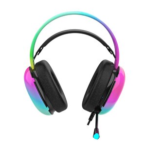 Igk-x8s Empousa Series 7.1 Surround Transparan Rgb Led Effect Gamıng Headset