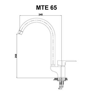 Gpd Atros Tek Gövde Eviye Bataryası Mte65