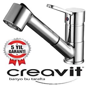 Creavit Mf8320s Spiralli Lüx Evye Mutfak Bataryası Armatürü (berber Bataryasi)