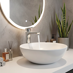 Krom Mix Çanak Lavabo Bataryası 29 cm