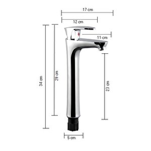 Polyfit Krom Mix Çanak Lavabo Bataryası 29 cm