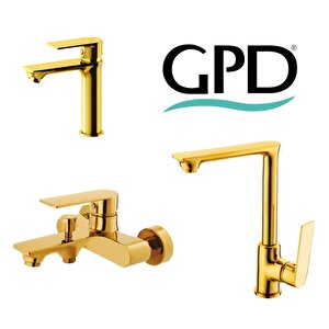 Gpd Altın Banyo Mutfak Lavabo Bataryası Provido Mbb155-a*mlb156-a*mte155-a