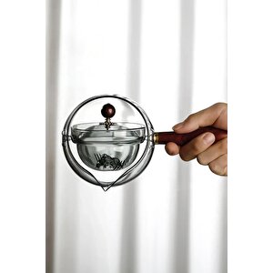 Magia Sihirli Cam Demlik - Bitki Çayı Botoks Demleme 500 Ml.
