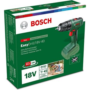 Bosch Easydrill 18v-40 Solo Akülü Vidalama Makinesi