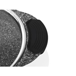 Taç Granit Plus Silikon Saplı 3lü Gri Sahan Seti Tac-3182
