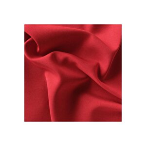 Kadife Dokulu Fon Perde Pilesiz Tek Kanat Kırmızı 400x260 cm