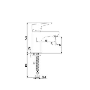yak Fia Lavabo Bataryası Mat Siyah 103508962