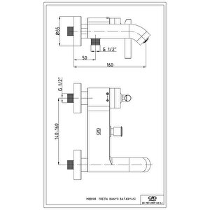 Gpd Banyo Bataryası Frezia Mbb100
