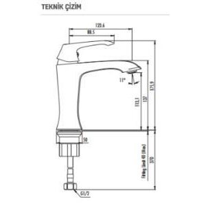 Ag1500g Avangart Lüx Lavabo Bataryası Altın Gold Yetki̇li̇ Satici