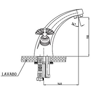 Gpd Antik Kartal Lavabo Bataryası Tkb20