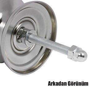 Gülyonca Kapı Tokmağı Kapı Topuzu Babası Kolu Metal Tokmak Nikel Saten