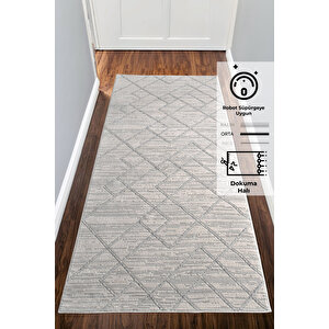 Motto 4587 Modern Dokuma Yolluk Halı 100x400 cm