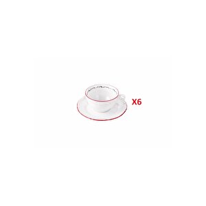 Caribou Tabaklı Çay Fincanı 180cc 6'lı 04ap022136
