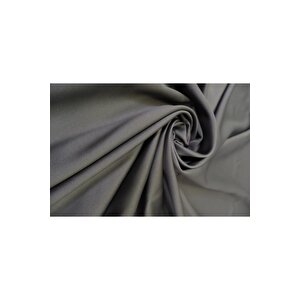 Çift Taraflı Blackout Ekstrafor Büzgülü Rustik Ve Kornişe Uyumlu Tek Kanat Fon Perde Koyu Gri