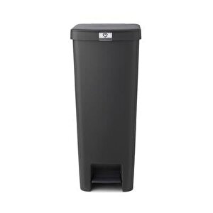 Stepup Koyu Gri̇ Plasti̇k Pedalli Çöp Kutusu 40 L 