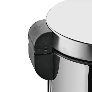 Rulopak Pedallı Paslanmaz Çöp Kovası 16 Litre
