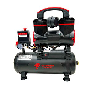 Catpower 1110 Sessiz Yağsız  8 Lt Kompresör 1.5 Hp Ful Bakır Sargı Premium Seri Hızlı Dolum Kompresör