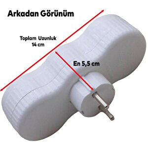 Golyat Topraklı 3 Lü Çoklu Grup Priz Çoğaltma Üçlü Fiş Piriz