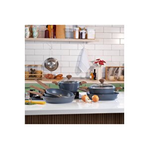 Schafer Fiesta 26 Cm Seramik Tava 1 Parça-siyah