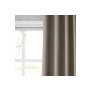 Blackout Karartma Tek Kanat Fon Perde Taş 300x270 cm