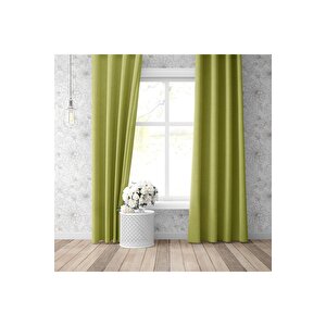 Blackout Karartma Tek Kanat Fon Perde Fıstık Yeşili 350x270 cm