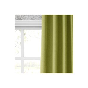 Blackout Karartma Tek Kanat Fon Perde Fıstık Yeşili 70x260 cm