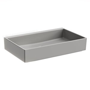 Vitra Archiplan 7404b076-0016 dar Lavabo, Mat Taş Gri