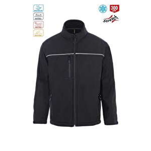 Softshell Outdoor Su Geçi̇rmez Mont-3108-siyah 3XL