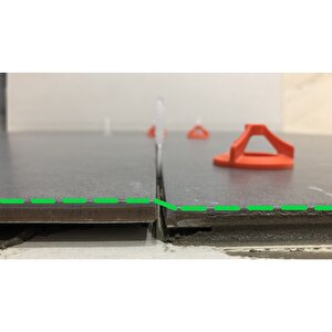 Seramik Seviye Derz Ayırıcı Klips Twister Vidalı Klips 1 mm
