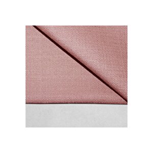 Keten Görünümlü Tek Kanat Fon Perde Pembe 180x260 cm