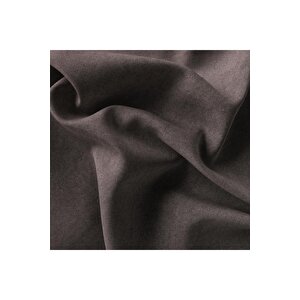 Kadife Dokulu Fon Perde Pilesiz Tek Kanat Acı Kahve 50x280 cm